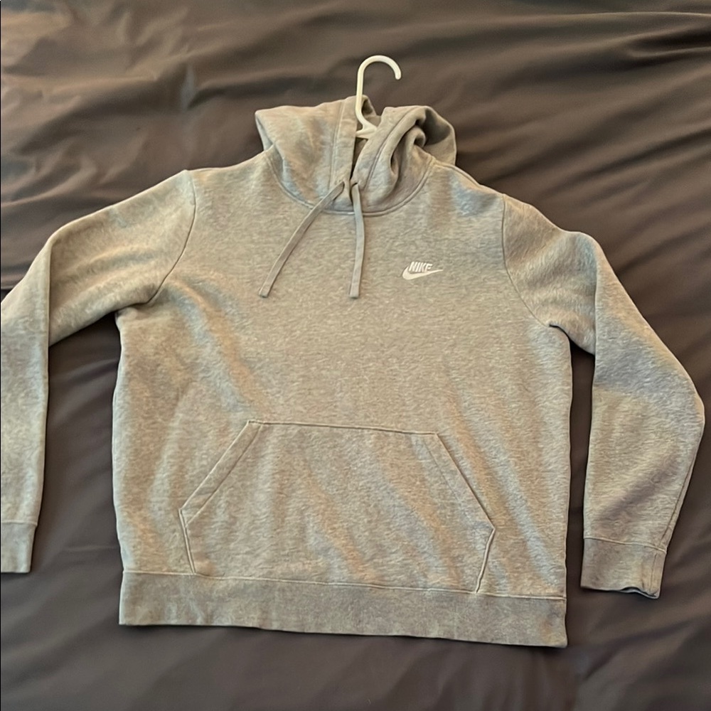 Nike Gray Half-Zip Fleece Sweater